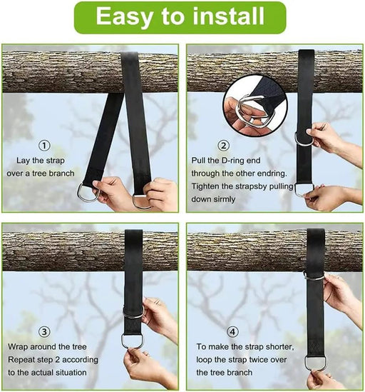 salelink.co.nz Unbranded Tree Swing Hanging Straps Kit Tree Swing Hanging Straps Kit | Action Outdoors NZ