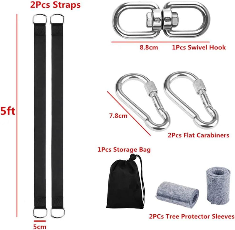 salelink.co.nz Unbranded Tree Swing Hanging Straps Kit Tree Swing Hanging Straps Kit | Action Outdoors NZ