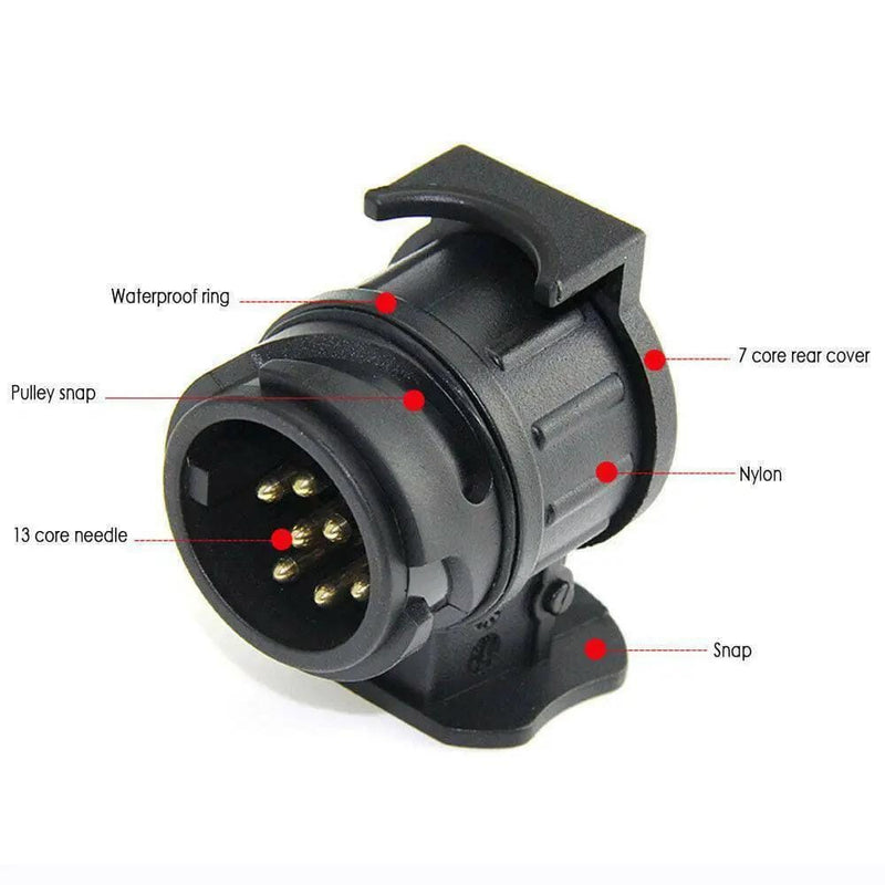 salelink.co.nz Unbranded 13 Pin to 7 Pin Towing Adaptor 13 Pin to 7 Pin Towing Adaptor | Action Outdoors NZ