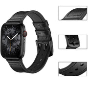 Apple Watch Band Strap 42mm(Series 10) 41mm 40mm 38mm - Leather Silicone (GZJ2231) – view 2