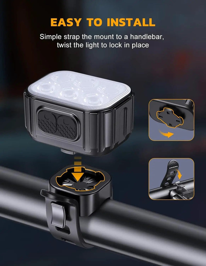 salelink.co.nz Unbranded Waterproof Bike Lights Waterproof Bike Lights | Action Outdoors NZ