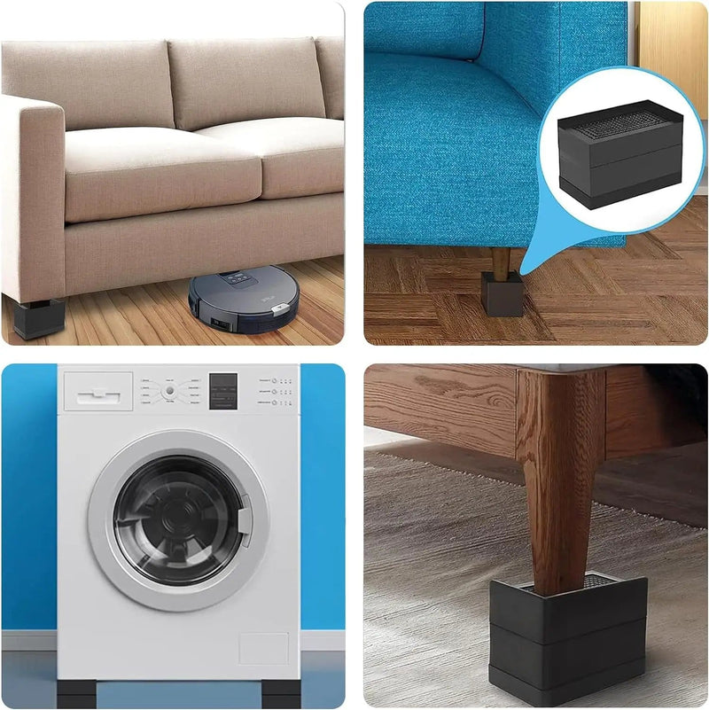 salelink.co.nz Unbranded 4Pcs Furniture Risers 7.5cm 4Pcs Furniture Risers 7.5cm | Action Outdoors NZ