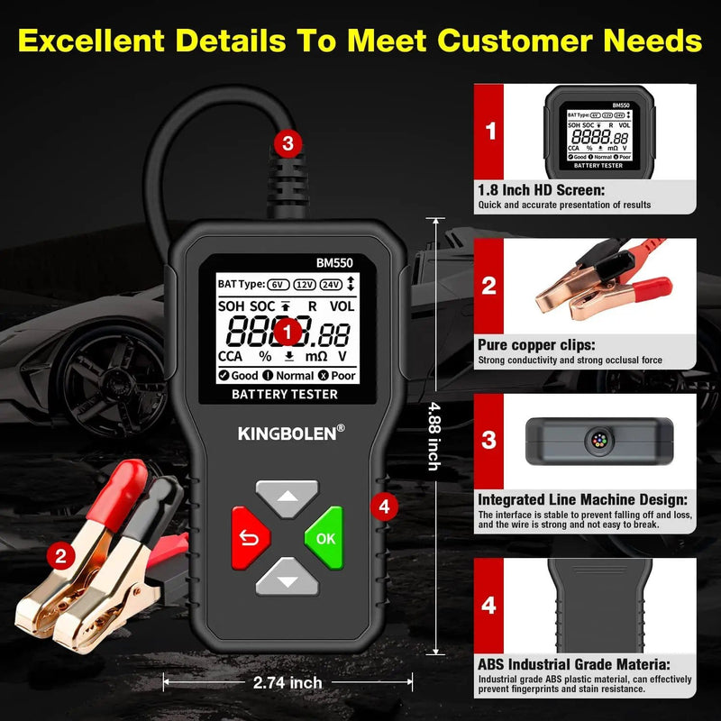 salelink.co.nz Unbranded Car Battery Tester Car Battery Tester | Action Outdoors NZ