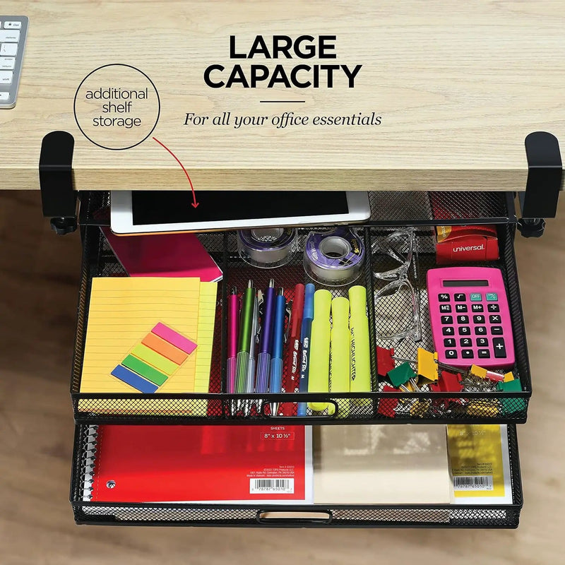 salelink.co.nz Unbranded Under Desk Drawer Organizer Under Desk Drawer Organizer | Action Outdoors NZ