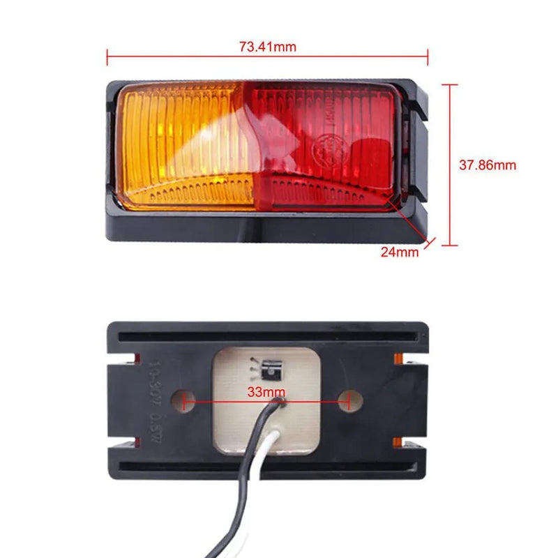 salelink.co.nz Unbranded 4Pcs LED Clearance Lights 4Pcs LED Clearance Lights | Action Outdoors NZ