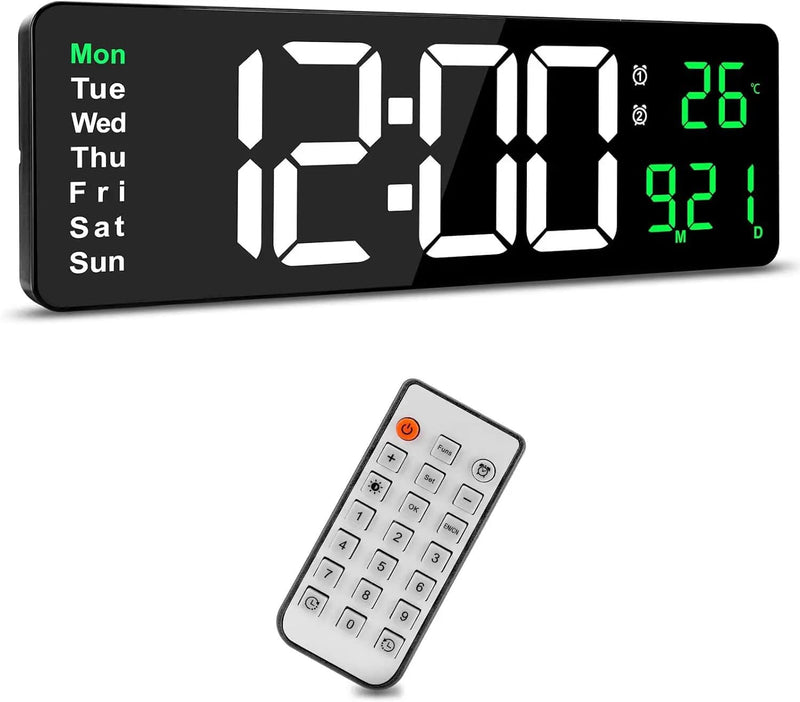 salelink.co.nz Unbranded Large Digital Wall Clock Large Digital Wall Clock | Action Outdoors NZ
