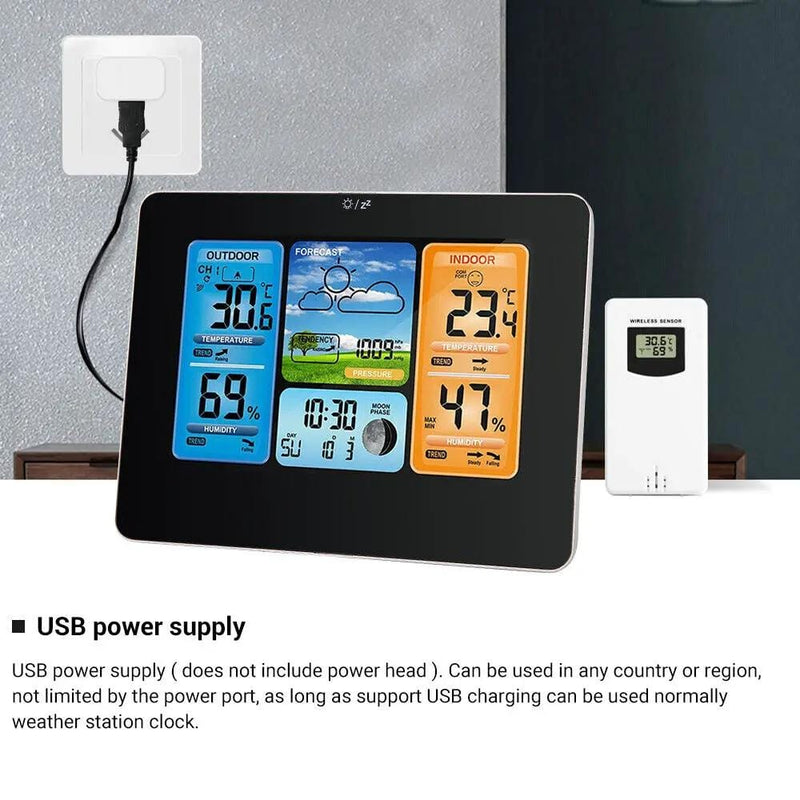 salelink.co.nz Unbranded Weather Station Black Weather Station Black | Action Outdoors NZ