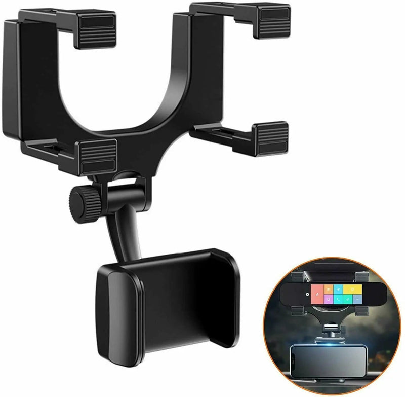 salelink.co.nz Unbranded Car Rearview Mirror Phone Holder Car Rearview Mirror Phone Holder | Action Outdoors NZ