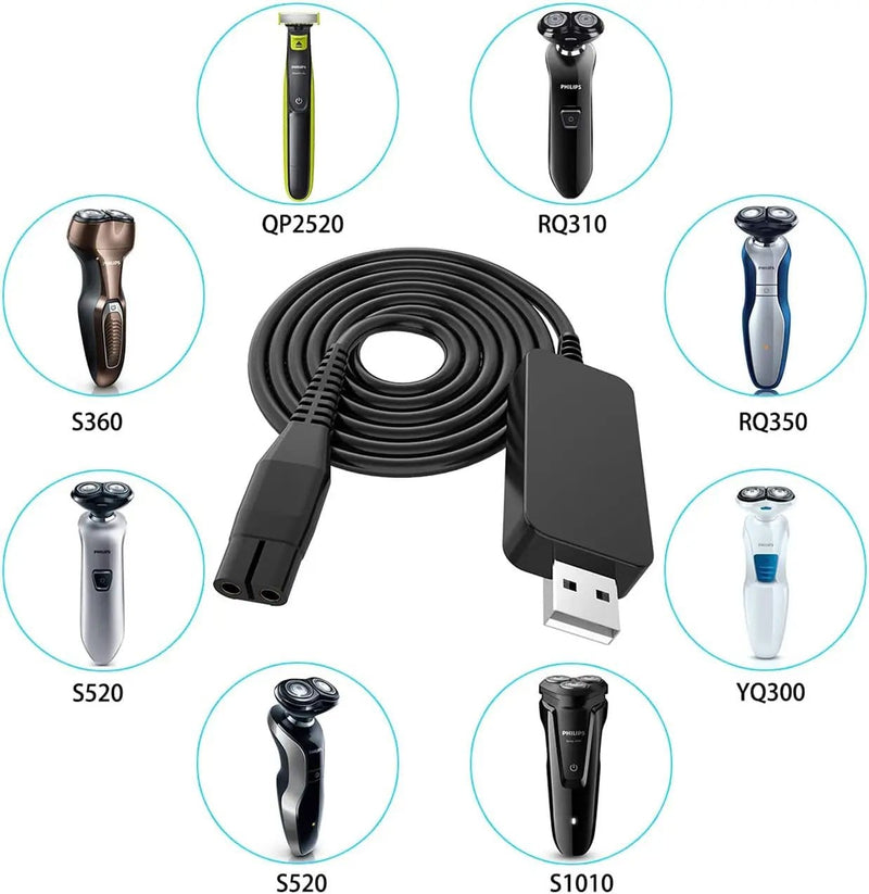 USB Charger Cable For PHILIPS 4.3V Shaver – view 6