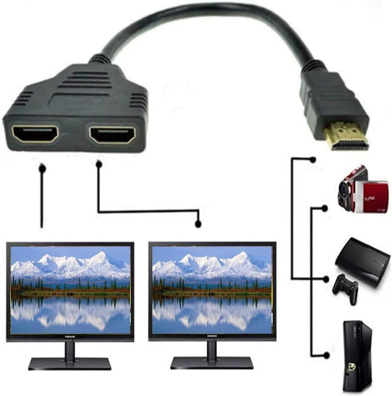 salelink.co.nz Unbranded HDMI Splitter 1 in 2 Out HDMI Splitter 1 in 2 Out | Action Outdoors NZ