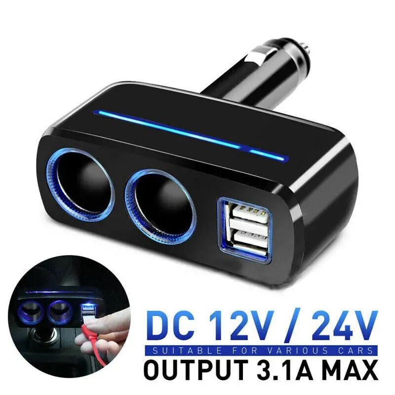 salelink.co.nz Unbranded Car Charger Cigarette Lighter Socket Car Charger Cigarette Lighter Socket | Action Outdoors NZ