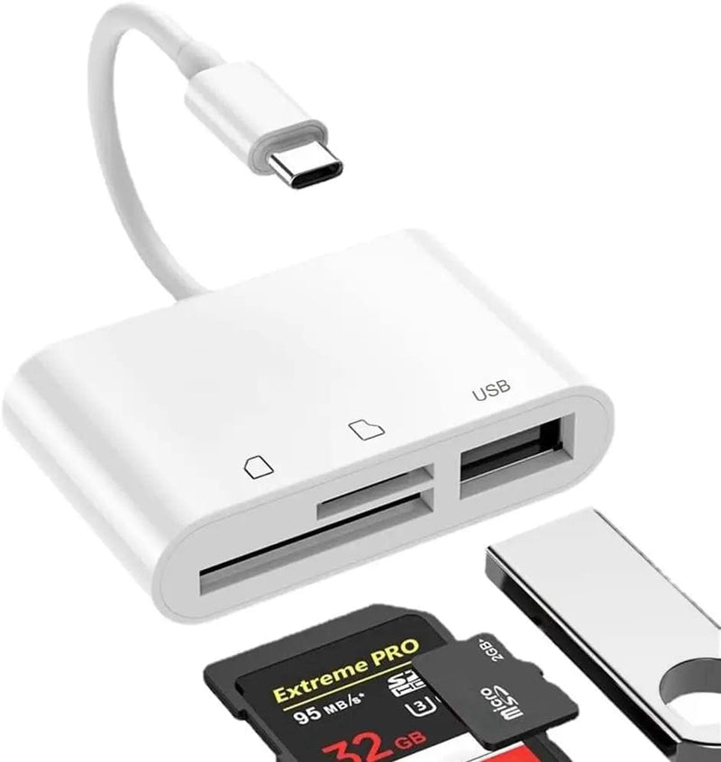 salelink.co.nz Unbranded USB C SD/TF Card Reader Type C USB C SD/TF Card Reader Type C | Action Outdoors NZ