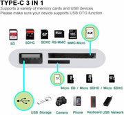 salelink.co.nz Unbranded USB C SD/TF Card Reader Type C USB C SD/TF Card Reader Type C | Action Outdoors NZ