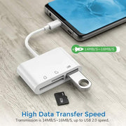 salelink.co.nz Unbranded USB C SD/TF Card Reader Type C USB C SD/TF Card Reader Type C | Action Outdoors NZ