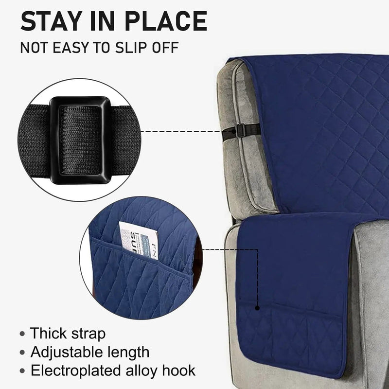 salelink.co.nz Unbranded Recliner Sofa Chair Cover Black-L Recliner Sofa Chair Cover Black-L | Action Outdoors NZ