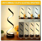 salelink.co.nz Unbranded Spiral LED Table Lamp Spiral LED Table Lamp (GZJ2684) | Action Outdoors NZ