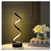 salelink.co.nz Unbranded Spiral LED Table Lamp Spiral LED Table Lamp (GZJ2684) | Action Outdoors NZ