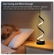 salelink.co.nz Unbranded Spiral LED Table Lamp Spiral LED Table Lamp (GZJ2684) | Action Outdoors NZ