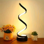 salelink.co.nz Unbranded Spiral LED Table Lamp Spiral LED Table Lamp (GZJ2684) | Action Outdoors NZ