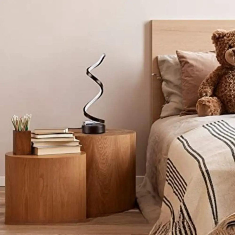 salelink.co.nz Unbranded Spiral LED Table Lamp Spiral LED Table Lamp (GZJ2684) | Action Outdoors NZ