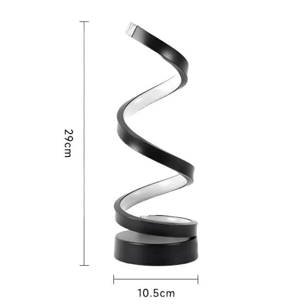 salelink.co.nz Unbranded Spiral LED Table Lamp Spiral LED Table Lamp (GZJ2684) | Action Outdoors NZ