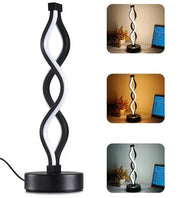 salelink.co.nz Unbranded Spiral LED Table Lamp Spiral LED Table Lamp (GZJ2685) | Action Outdoors NZ