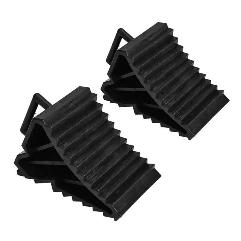 salelink.co.nz Unbranded 2PCS Car Wheel Chocks 2Pcs Heavy Duty Car Wheel Chocks Set For Parking