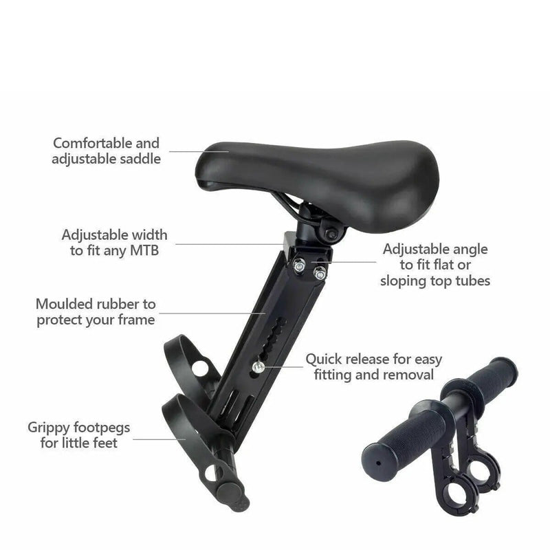 salelink.co.nz Unbranded Bike Child Kids Seat with Handlebar Bike Child Kids Seat with Handlebar | Action Outdoors NZ