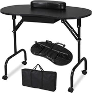 salelink.co.nz Unbranded Folding Manicure Table Black Folding Manicure Table Black | Action Outdoors NZ