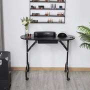 salelink.co.nz Unbranded Folding Manicure Table Black Folding Manicure Table Black | Action Outdoors NZ
