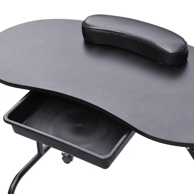 salelink.co.nz Unbranded Folding Manicure Table Black Folding Manicure Table Black | Action Outdoors NZ