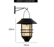 salelink.co.nz Unbranded 2Pcs Solar Outdoor Hanging Lantern 2 Pack Solar Outdoor Hanging Lanterns Flicker Flames