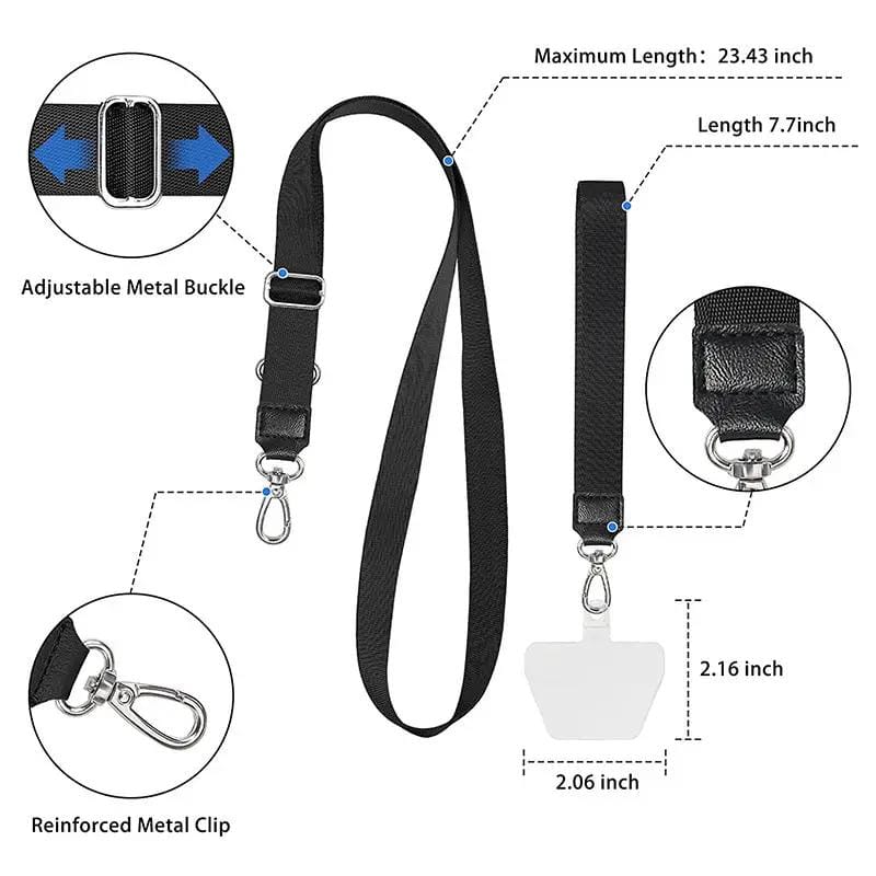 salelink.co.nz Unbranded Phone Lanyard Grey Phone Lanyard Grey | Action Outdoors NZ