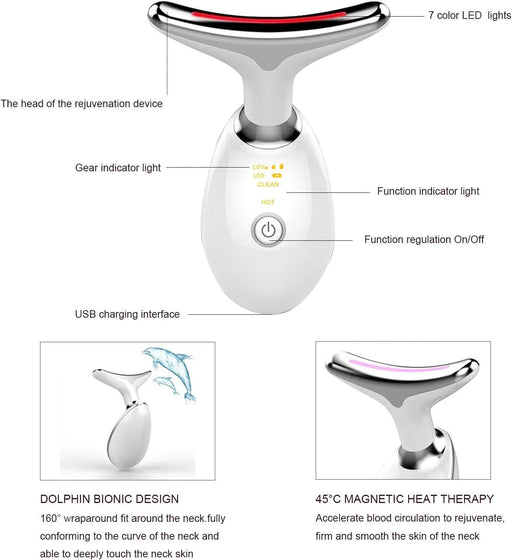 salelink.co.nz Unbranded Multifunctional Face and Neck Massager Multifunctional Face and Neck Massager | Action Outdoors NZ