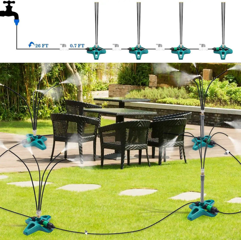 salelink.co.nz Unbranded Standing Misting Cooling System Standing Misting Cooling System | Action Outdoors NZ