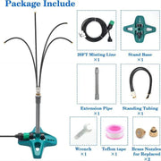 salelink.co.nz Unbranded Standing Misting Cooling System Standing Misting Cooling System | Action Outdoors NZ