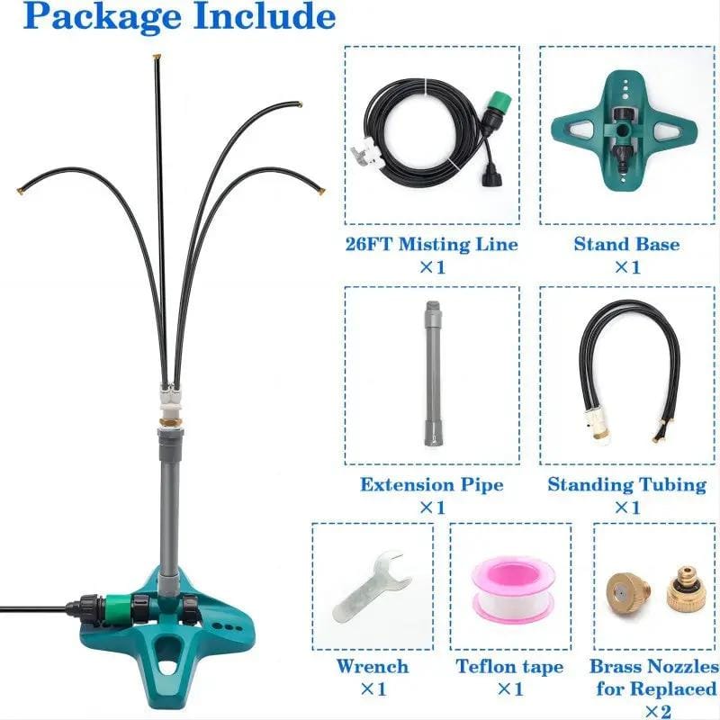 salelink.co.nz Unbranded Standing Misting Cooling System Standing Misting Cooling System | Action Outdoors NZ