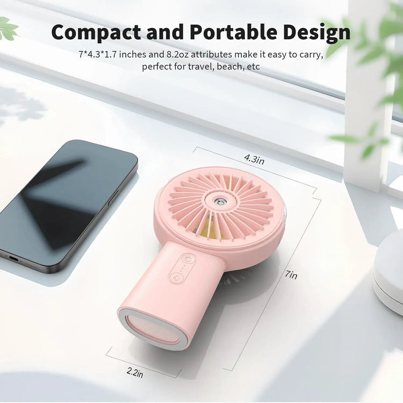 salelink.co.nz Unbranded Portable Misting Fan Handheld Fan Portable Misting Fan Handheld Fan | Action Outdoors NZ