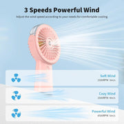 salelink.co.nz Unbranded Portable Misting Fan Handheld Fan Portable Misting Fan Handheld Fan | Action Outdoors NZ