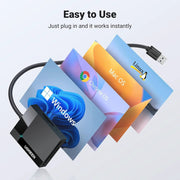 salelink.co.nz Unbranded SD Card Reader USB 3.0 Card Hub Adapter SD Card Reader USB 3.0 Card Hub Adapter | Action Outdoors NZ