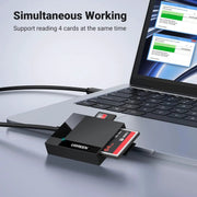 salelink.co.nz Unbranded SD Card Reader USB 3.0 Card Hub Adapter SD Card Reader USB 3.0 Card Hub Adapter | Action Outdoors NZ