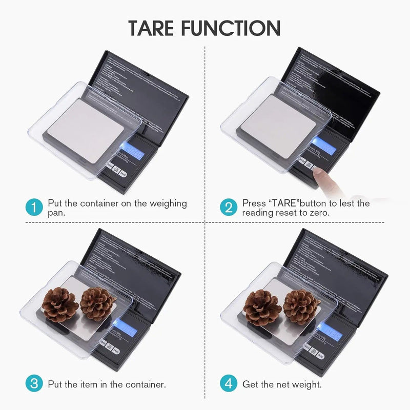 salelink.co.nz Unbranded Digital Pocket Scale 500g/0.1g Digital Pocket Scale 500g/0.1g | Action Outdoors NZ