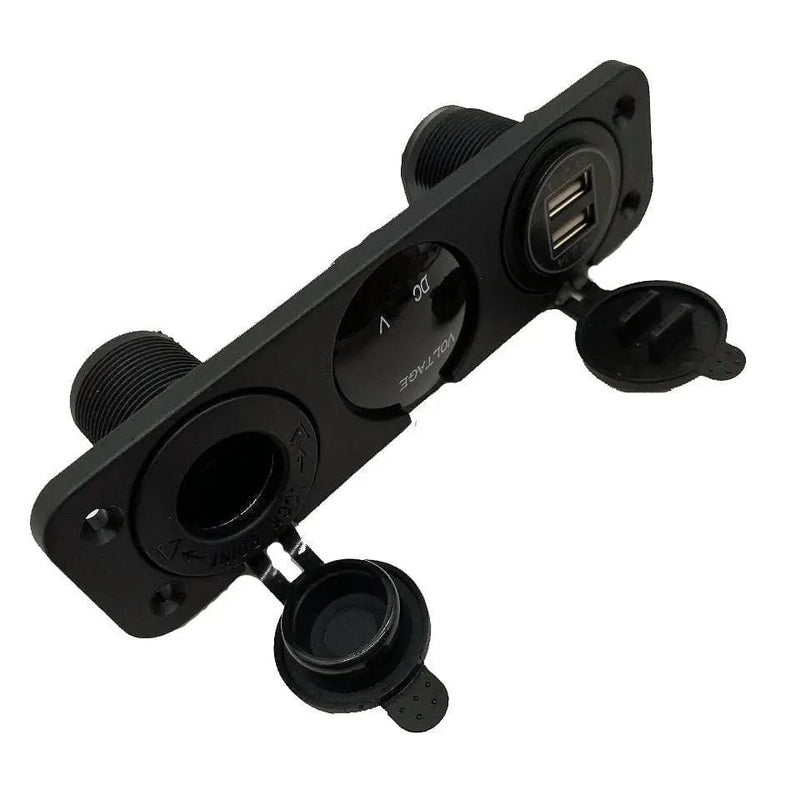 salelink.co.nz Unbranded 12V Car Charger Socket Panel 12V Car Charger Socket Panel | Action Outdoors NZ
