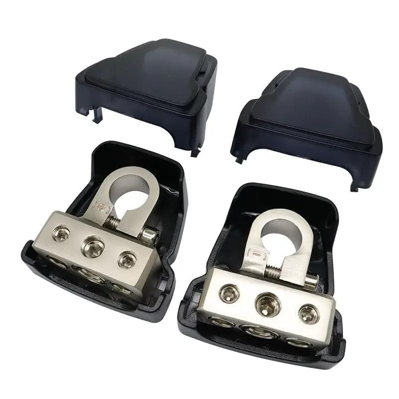 Battery Terminal Connectors with Polycarbonate Cover – view 1