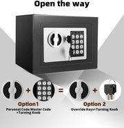 salelink.co.nz Unbranded Electronic Safe Security Box 6.4L Electronic Safe Security Box 6.4L | Action Outdoors NZ