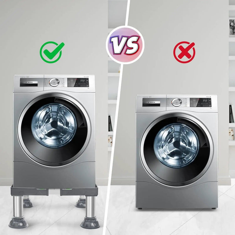 Universal Adjustable Washing Machine Stand – view 3