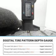 Tyre Tread Depth Gauge Portable Tread Depth Tester – view 1