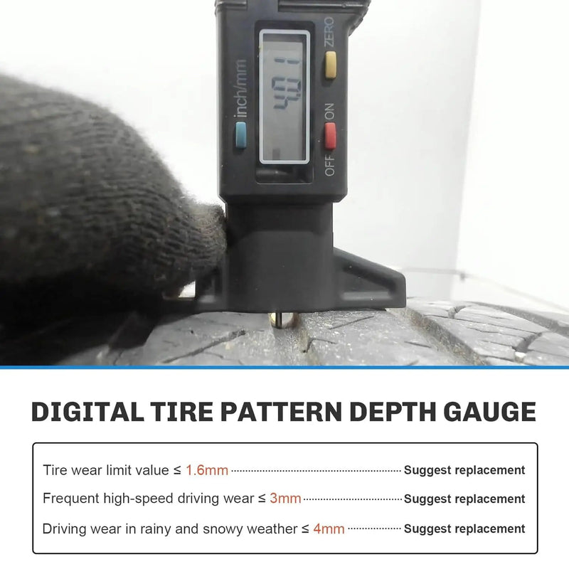 Tyre Tread Depth Gauge Portable Tread Depth Tester – view 1