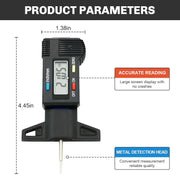 Tyre Tread Depth Gauge Portable Tread Depth Tester – view 6