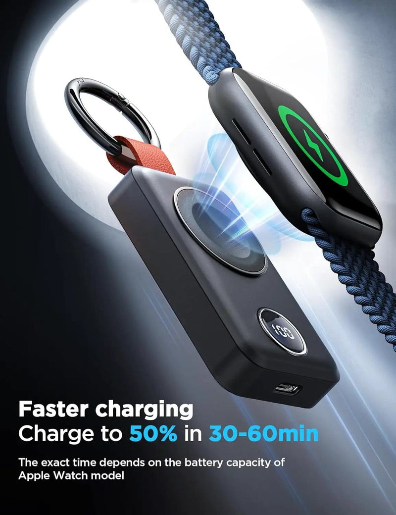 JOYROOM 2000mAh Wireless Charger For Apple Watch Black – view 8